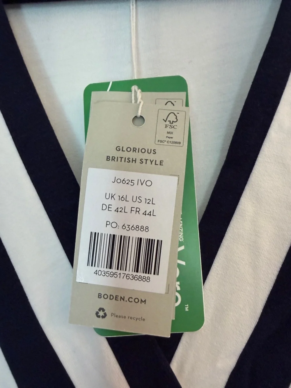 Boden Kassidy Jersey Midi Dress Size 12L NWT